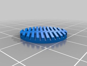 20mm round base u-boot style toy game accessories 3d print model - Mito3D