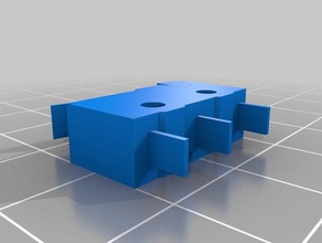 micro interruptor ficticio estado activado dimensión partes La impresión 3d Impresora tope terminal de límite 3d print model - Mito3D