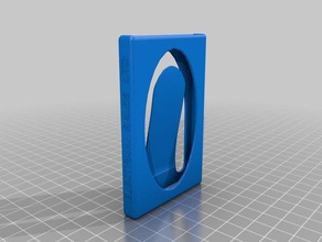titular de la tarjeta clip dinero 3d impresión moneyclip 3d print model - Mito3D
