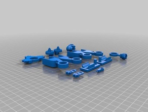 mechagodzilla corredor 3d impressão 1100 escala 3dmodel Impressão alien articulada articulação de esfera mestre grau mecânico a parte poseable robô modelo em 3d print model - Mito3D