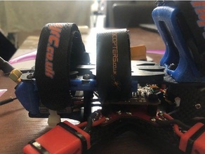impulso rc riverbero doppia batteria cinturino titolare i veicoli drone fpv il freestyle quadcopter 3d print model - Mito3D