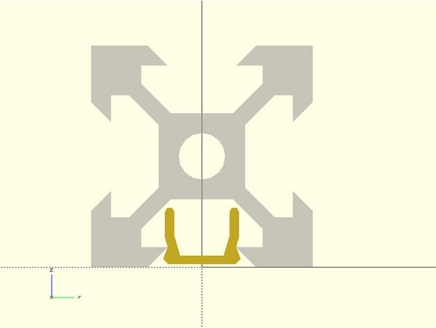 remix v-yuvası ayarlanabilir uygun kapak 3d yazıcı aksesuarlar 3D print model - Mito3D