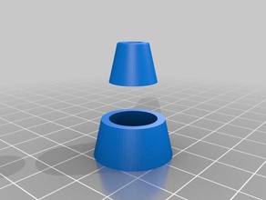 tricolor cono de tráfico 3d la impresión pruebas 3d print model - Mito3D