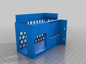 remix de droite monoprice maker sélectionnez wanhao duplicateur i3 alimentation bloc d'alimentation du support couverture 3d l'imprimante pièces 3d print model - Mito3D