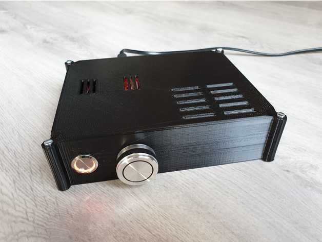 1u tpa3118 Lautsprecher Fall amp Verstärker audio aux Hilfs - d d-Klasse sound sound-Verstärker Lautsprecher-Verstärker tpa tpa-Verstärker xdr4g0nx 3D print model - Mito3D