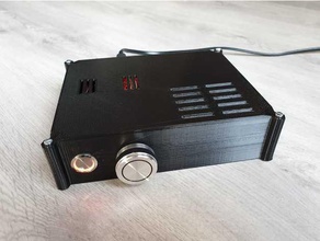 1u tpa3118 speaker case amp amplifier audio aux auxiliary d class d-class sound tpa xdr4g0nx 3d print model - Mito3D