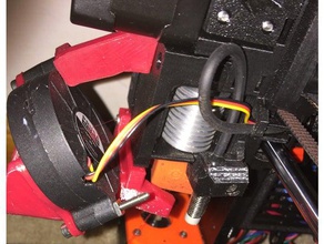 prusa hoş bir özellik Volkan baskı fan mod i3 3d yazıcı parçaları soğutma fanı e3d 3d print model - Mito3D