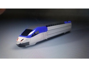 o coreano trem sancheon ktxsrt modelos rápido linha mljoo de trens sinkansen a coreia do sul metrô 3d print model - Mito3D