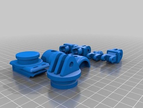 ender 3 eje de montaje gopro 3d la impresión creality ender3 3d print model - Mito3D