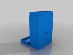 crisis card box 2 games customized 3d print model - Mito3D