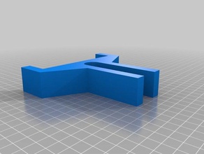 my customized planter bracket attach atop cubicle partition organization 3d print model - Mito3D