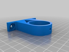 closet rod holder household supplies 3d print model - Mito3D