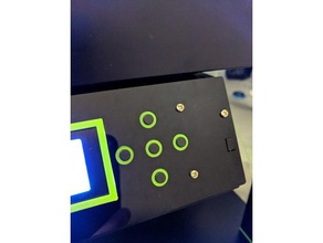 tronxy x3 customized parametric button guide bezel trim 3d printer parts 3d print model - Mito3D