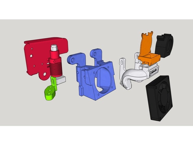 bullseye mount cr-10s pro 3d printer parts cr10s 3D print model - Mito3D