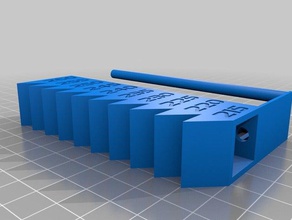 temp-tower 3d printing tests heat tower htorony 3d print model - Mito3D
