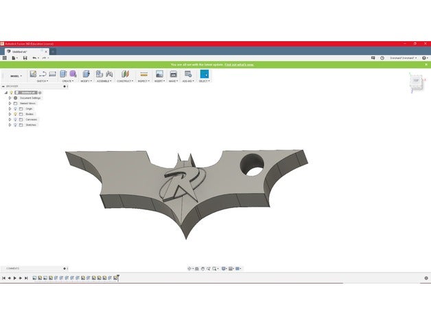 batrobin robin bat hombre llavero llaveros de batman 3D print model - Mito3D