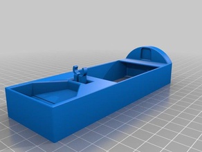 mach 3 carrito de la maquinilla afeitar cuarto baño 3d print model - Mito3D