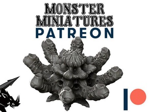 cthougdax join our monster miniature patreon creatures 3d print model - Mito3D