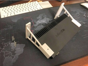 mikrotik rb4011 wall mount electronics 3d print model - Mito3D