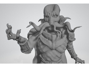 mindflayer toy game accessories dnd miniature illithid monster 3d print model - Mito3D