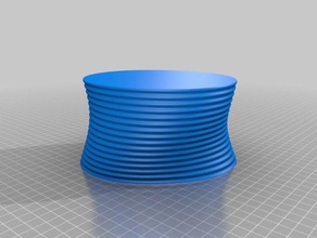 semplice fioriera vaso modalità all'aperto giardino 3d print model - Mito3D