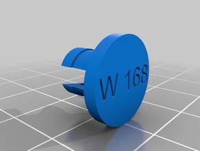 w168 el sello de la puerta clip mercedes-benz a-class automoción klasse mercedes benz 3d print model - Mito3D