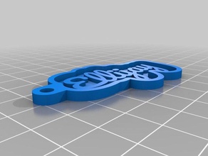 ellijay özel anahtar zinciri Anahtarlık 3d print model - Mito3D