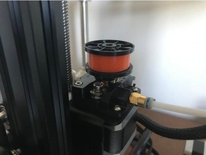 extrusion de filaments bouton 3d l'imprimante pièces ender 3 bobine 3d print model - Mito3D