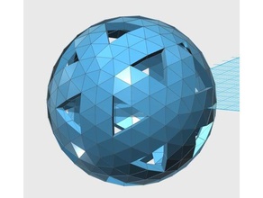 geodesic5vspherepattern001 matematik sanat 3d print model - Mito3D