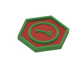 keyforge token de clave juguete juego accesorios 3d print model - Mito3D