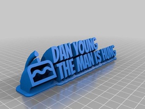 danyoung office customized 3d print model - Mito3D