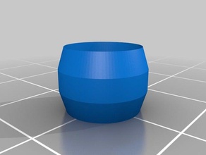 conklin anillo 3 partes personalizado 3d print model - Mito3D
