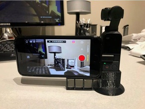 osmo pocket phone stand camera dji 3d print model - Mito3D