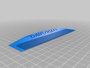 dandruff v2 bathroom customized 3d print model - Mito3D