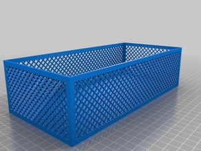 paul angepasste Gitter box Container 3d print model - Mito3D