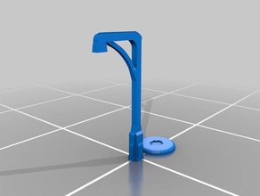 lamp post bmg Landschaft - Spielzeug Spiel Zubehör 3d print model - Mito3D