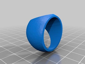 campo de la cresta del anillo 3d impresión escudo familia 3d print model - Mito3D