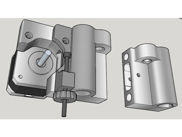 m5 x-termina agraber 30i 3d de la impresora partes graber i3 prusa eje x 3D print model - Mito3D