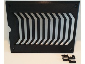 hypercube evolution trim panel enclosure 3d printer accessories body hevo 3d print model - Mito3D