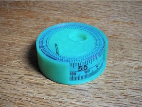 soft tape measure spool organization measuring nsfw sewing dispenser 3d print model - Mito3D