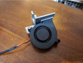 3dtje extruder motor fan mod printer parts 3d print model - Mito3D