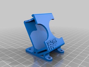 montaje de xiaomi yi para el drone surya 3d impresión 3d print model - Mito3D
