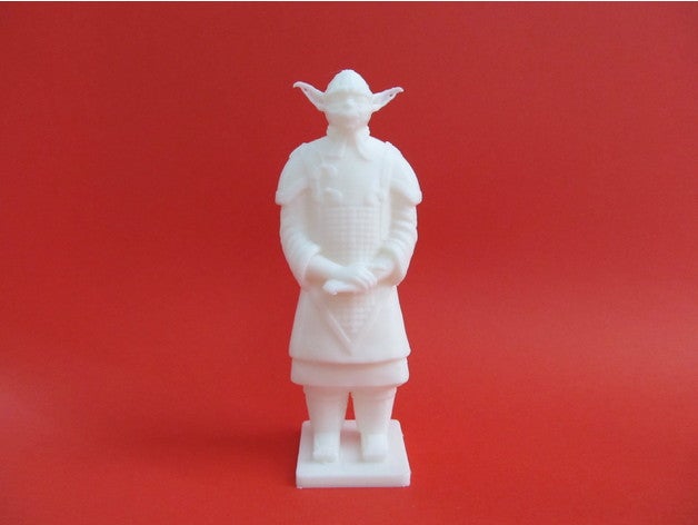 terracota yoda las esculturas de star wars guerrero 3D print model - Mito3D