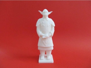 terracota yoda esculturas star wars guerreiro 3d print model - Mito3D
