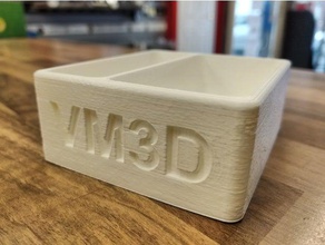 einfache Münze Fach Container Inhaber Aufbewahrung 3d print model - Mito3D