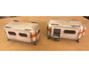 fallout 4 office pod wasteland warfare buildings structures 3d print model - Mito3D
