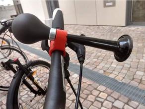 Fahrrad horn mit Halterung sport im freien Fahrrad-Halterung 3d print model - Mito3D