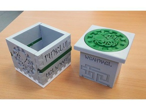 cthulhu-puzzle-box Rätsel versteckte box japanische puzzle lovecraft Labyrinth Labyrinth-box secret 3d print model - Mito3D