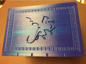 secreto del dragón cuadro art de la mariposa 3d print model - Mito3D