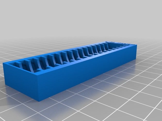 cr 2032 batterie de la boîte organisation 3D print model - Mito3D
